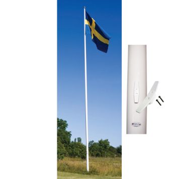FLAGGSTÅNG ADELA ORIGINAL MED UTVÄNDIG LINFÖRING 12 M
