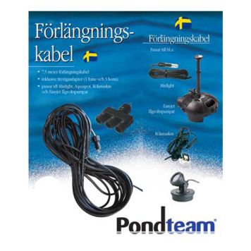 FÖRLÄNGNINGSKABEL PONDTEAM 7,5M