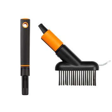 PLATTRENSBORSTE FISKARS QUIKFIT INKL SKAFT 24CM