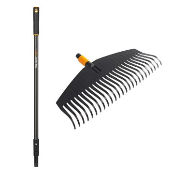 LÖVRÄFSA FISKARS QUIKFIT PLAST STOR INKL SKAFT 84CM