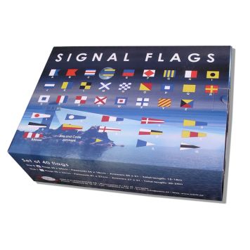 SIGNALSTÄLL 60CM SET MED 40 FLAGGOR