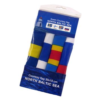 FLAGGOR ADELA NORH BALTIC SEA 30X19CM 4 FLAGGOR