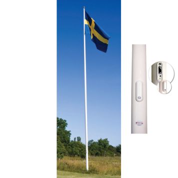 FLAGGSTÅNG ADELA MED INVÄNDIG LINFÖRING 8 M