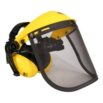 STÅLNÄTSVISIR OREGON MED HÖRSELSKYDD