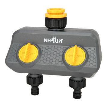 KRANKOPPLING NEPTUN 2-VÄGS FÖRDELARE 1/2" 3/4" 1"