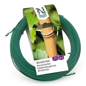 BINDTRÅD NELSON GARDEN STÅL/PLAST 30M 