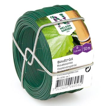 BINDTRÅD NELSON GARDEN STÅL/PLAST 50M