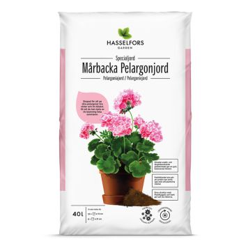 PELARGONJORD HASSELFORS MÅRBACKA 40L