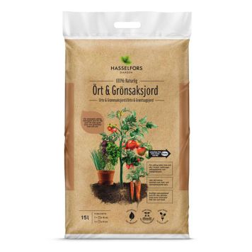 ÖRT-& GRÖNSAKSJORD HASSELFORS 15L