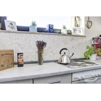 MOSAIK BALI RUBBLE/CIOT BIANCONE PRIS PER ARK