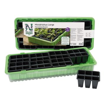 MINIDRIVHUS NELSON GARDEN 57X24 CM