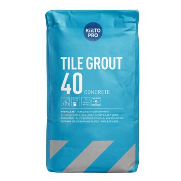 KAKELFOG KIILTO 40 GRÅ 20 KG