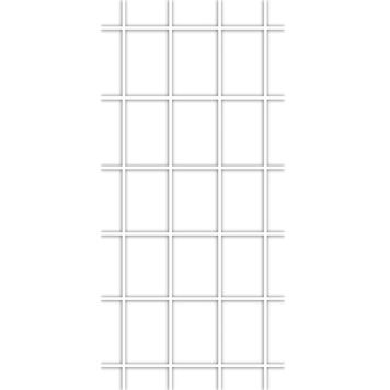 SPALJÉ BELLISSA STÅL 150X60 VIT