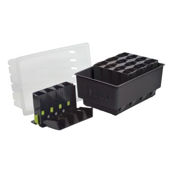 MINIDRIVHUS NELSON GARDEN ROOTMASTER SVART