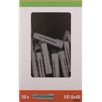 UNIVERSALPLUGG STABILIT UD 8X40MM 100-PACK