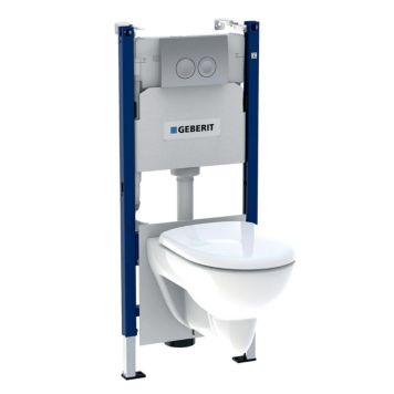 VÄGGHÄNGD TOALETT GEBERIT DUOFIX DELTA RENOVA INKL SITS