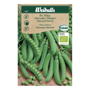 GRÖNSAKSFRÖ WEIBULLS ÄRT KELVEDON WONDER KRAV