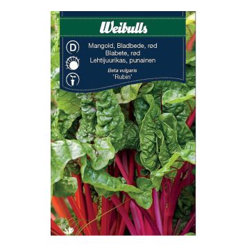 GRÖNSAKSFRÖ WEIBULLS MANGOLD RÖD RUBIN