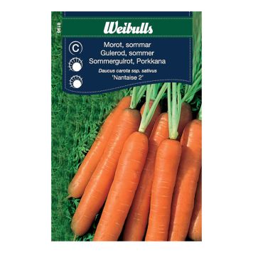 GRÖNSAKSFRÖ WEIBULLS SOMMARMOROT NANTAISE 2