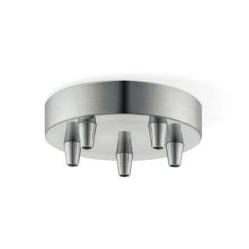 TAKLAMPSFÄSTE HOME SWEET HOME RUND METALL MATT 5 FÄSTEN