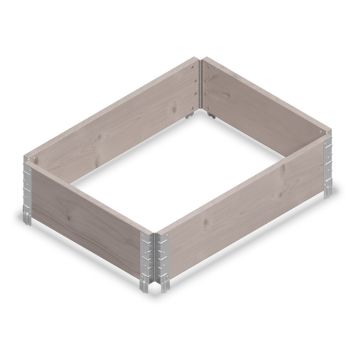 ODLINGSKRAGE HALVPALL 800X600MM GRÅ