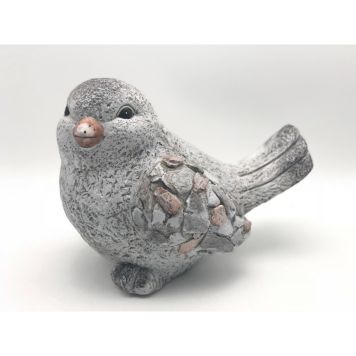 TRÄDGÅRDSDEKORATION FÅGEL MOSAIK 35,5CM