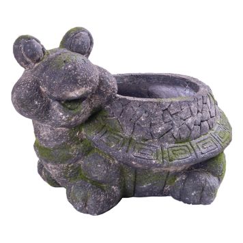 TRÄDGÅRDSFIGUR SKÖLDPADDAN SVEN MÖRKGRÅ