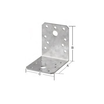 VINKELJÄRN VORMANN ROSTFRI 90X90X40MM