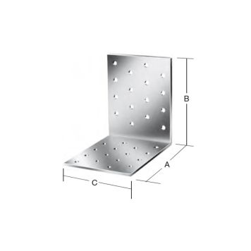VINKELJÄRN VORMANN ROSTFRI 60X60X60MM