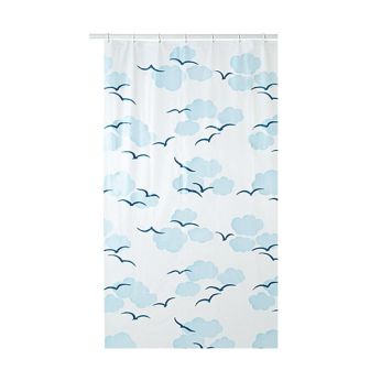 DUSCHDRAPERI RÜGEN BLÅ 120X200