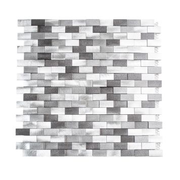 MOSAIK ALU AVANTGARDE 3D SILVER 30X30CM PRIS PER ARK