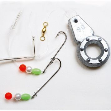 PLATTFISKTACKEL 90G ZINC