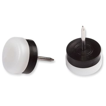 MÖBELTASSAR STABILIT MED STIFT 30MM VIT 4ST