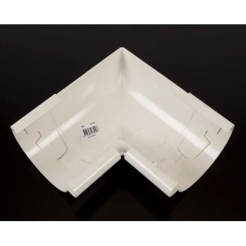 RÄNNVINKEL RIAS INVÄNDIG 90 GRADER VIT 100MM