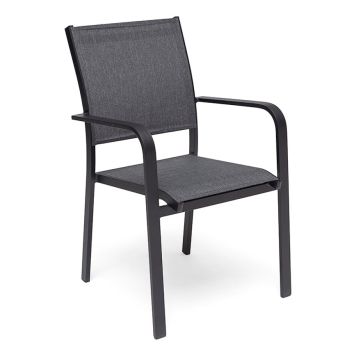 STAPELSTOL HILLERSTORP HÅNGER SVART/GRÅ  