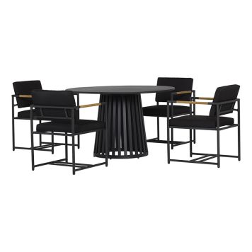 MATGRUPP SENSUM SANDEFJORD BORD + 4 STOLAR ARENDAL 