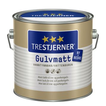 GOLVLACK TRESTJÄRNER MATT 3L