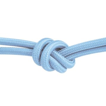 TEXTILKABEL HOME SWEET HOME LJUSBLÅ PRIS PER M