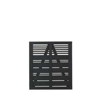 GRIND PLUS SVART SILENCE 100X110CM