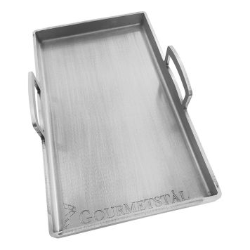 STEKBORD GOURMETSTÅL MED GREPP 42X25CM