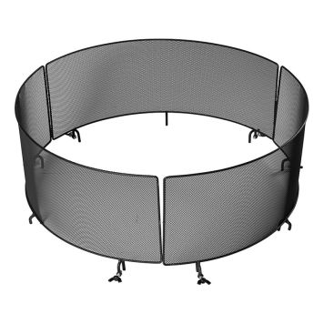 GNISTSKYDD 70 SVART PULVERLACKERAT STÅL