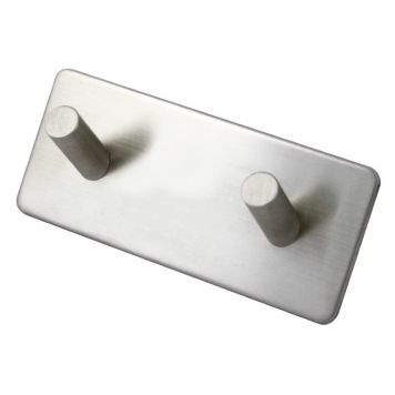 DUBBELKROK ODIN MILLERS ROSTFRI SJÄLVHÄFTANDE 120X50MM