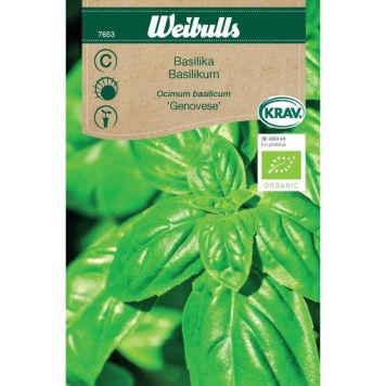 GRÖNSAKSFRÖ WEIBULLS BASILIKA GENOVESE KRAV