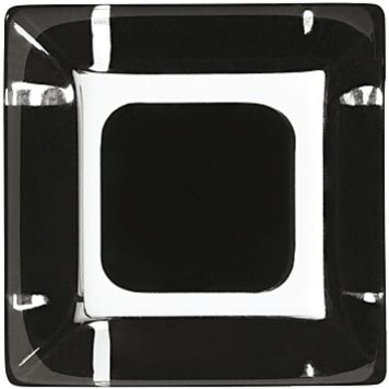 KNOPP 33X14MM TRANSPARENT/SVART