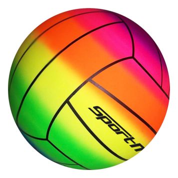VOLLEYBOLL SPORTME Ø22CM REGNBÅGE  