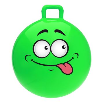 HOPPBOLL SPORTME FUNNY FACE 55CM GRÖN