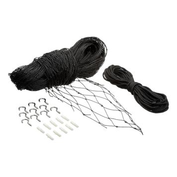 SÄKHERHETSNÄT KARLIE FÖR KATT 2X2M SVART