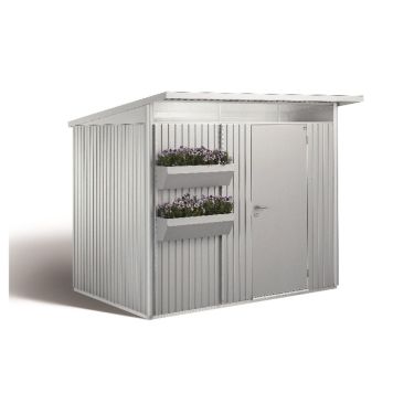 BLOMLÅDA BIOHORT FLORABOARD 25X85CM SILVER 2-PACK 