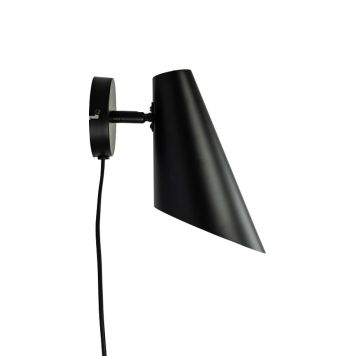 VÄGGLAMPA DYBERG LARSEN CALE KOMPAKT SVART