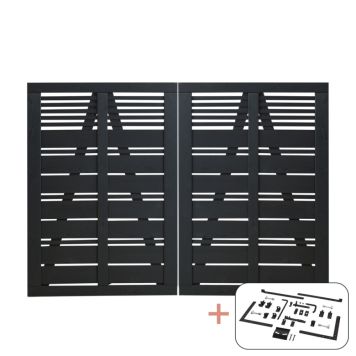 DUBELLGRIND PLUS SILENCE 200X140CM SVART                              